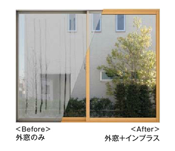 LIXIL 内窓 インプラス 一般複層ガラス 引違い2枚建