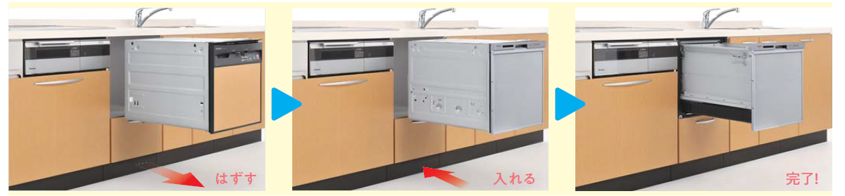 浅型 Panasonic NP45RS9S | ビルトイン食器洗い乾燥機 | リフォームも 