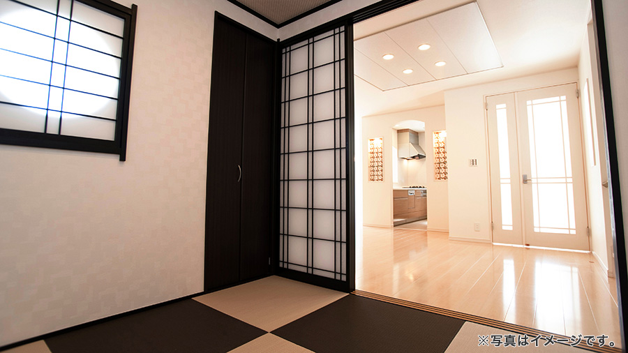 建具が特徴的な和室