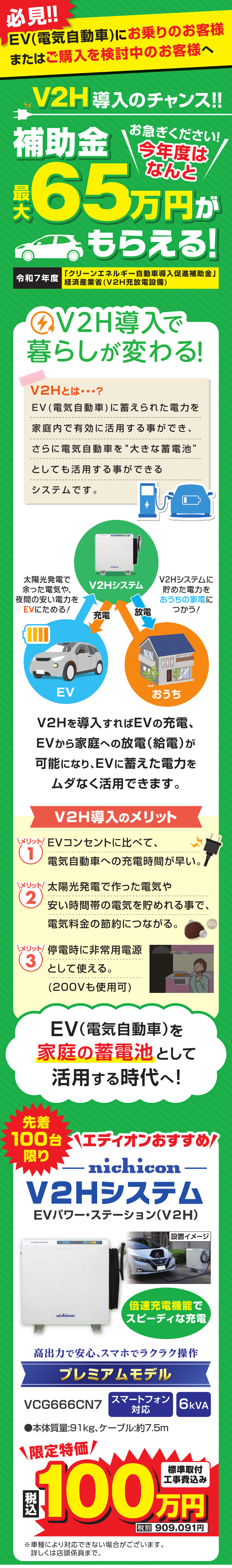 V2H補助金