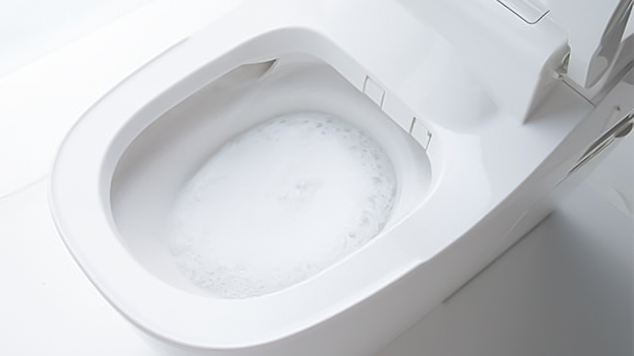 Panasonic アラウーノトイレ設備カタログ「バブル洗浄」