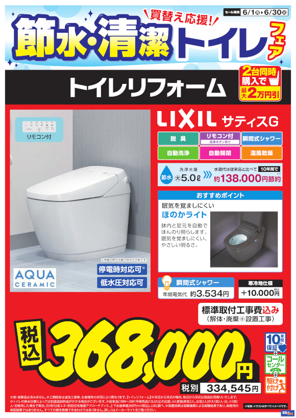 LIXIL トイレ サティスG