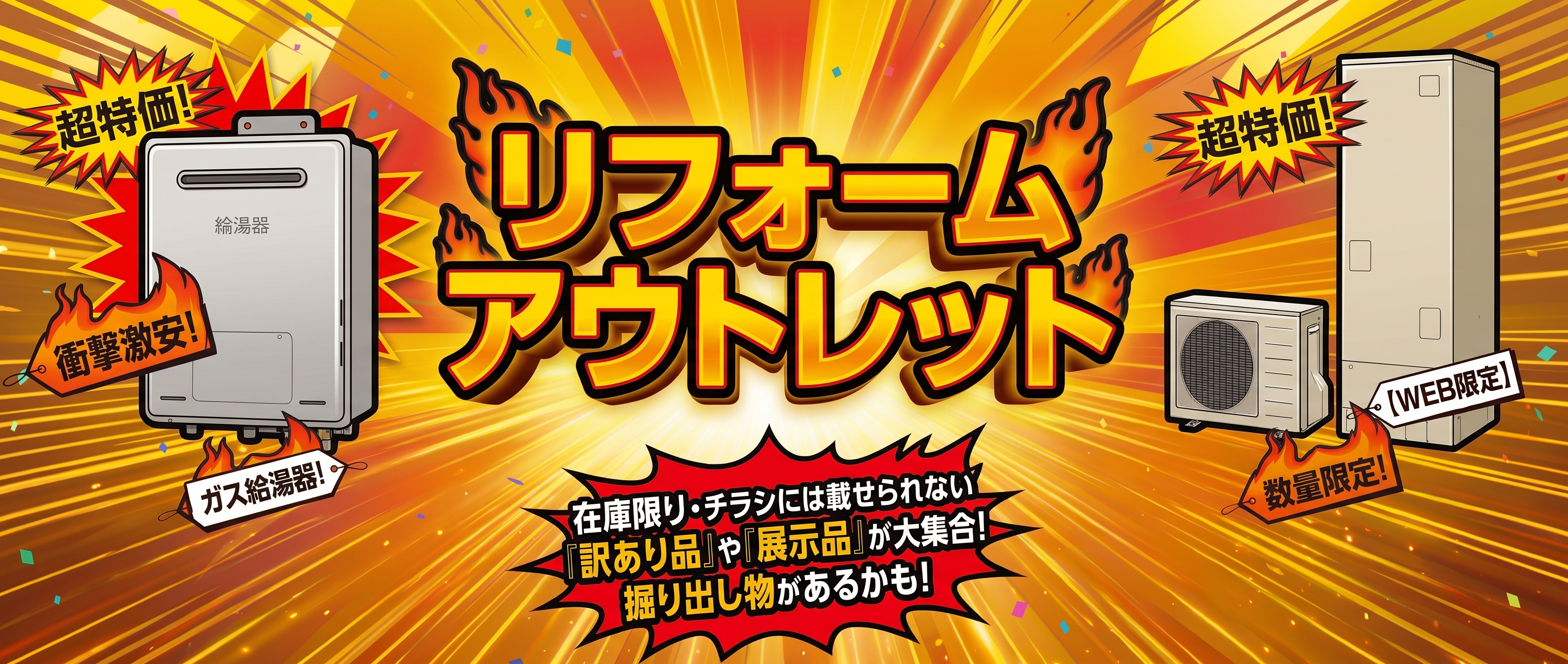 【WEB限定】アウトレット大放出セール